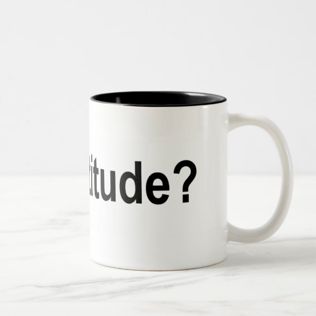 Got Höhe? Zweifarbige Tasse (Rechts)