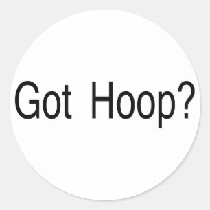 Got Hoop Runder Aufkleber