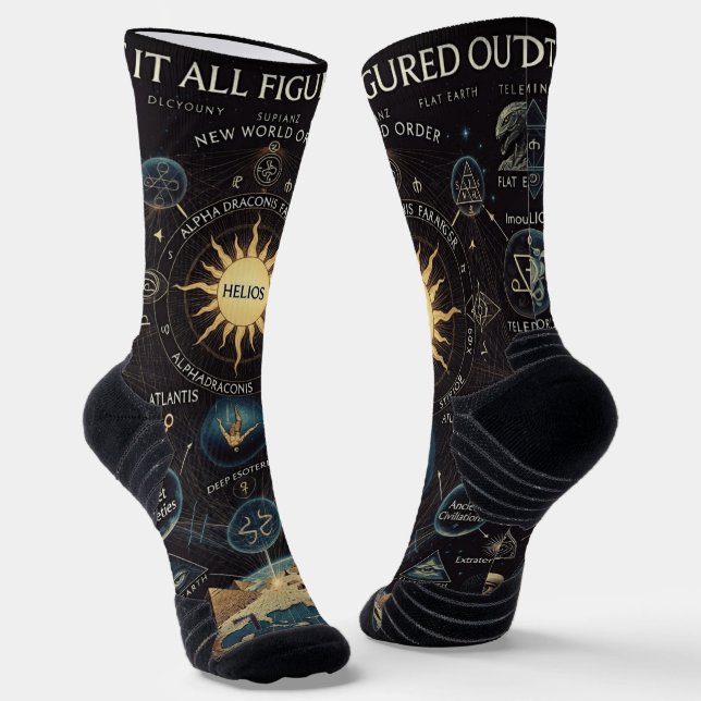 GOT IT ALL FIGURED OUT SOCKEN (Gewinkelt)