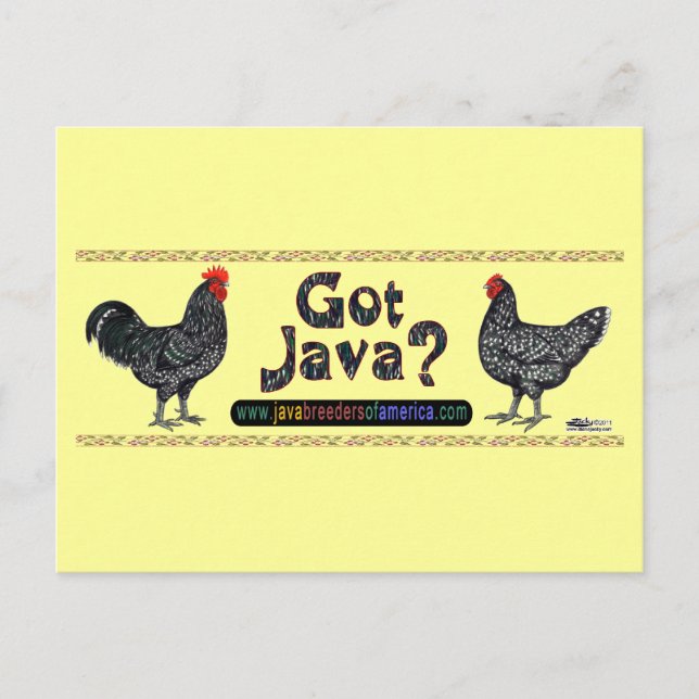 Got Java? Postkarte (Vorderseite)