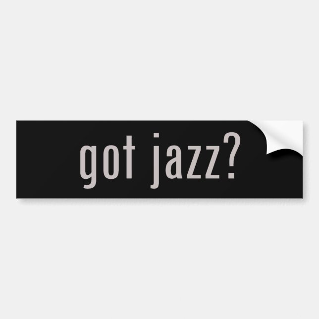 got Jazz? Autoaufkleber (Vorne)