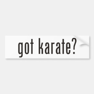 got Karate? Autoaufkleber