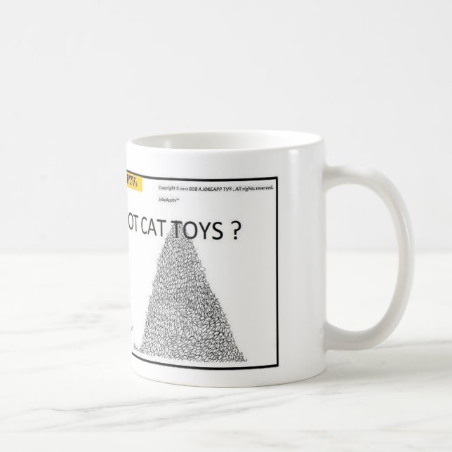 Got Katzen-Spielwaren? JokeApptv Kaffeetasse (Rechts)
