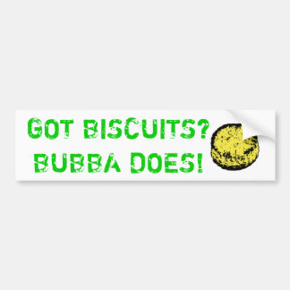 Got Kekse? Bubba tut! Autoaufkleber
