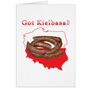 Got Kielbasa polnische Karte