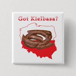 Got Kielbasa polnische Karte Button