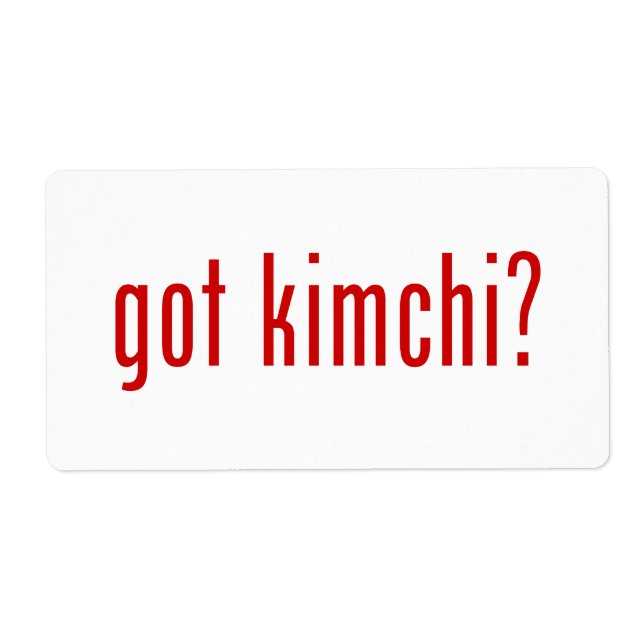 got Kimchi? (Vorne)