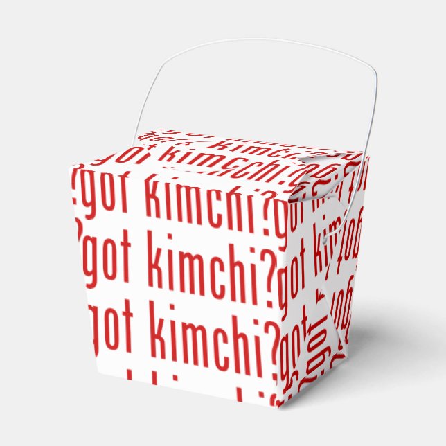 got Kimchi? Geschenkschachtel (Vorderseite)