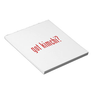 got Kimchi? Notizblock