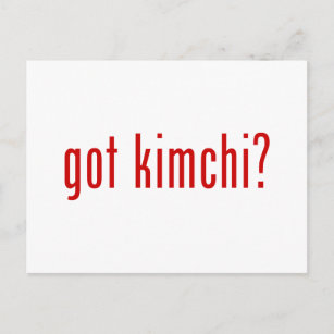 got Kimchi? Postkarte