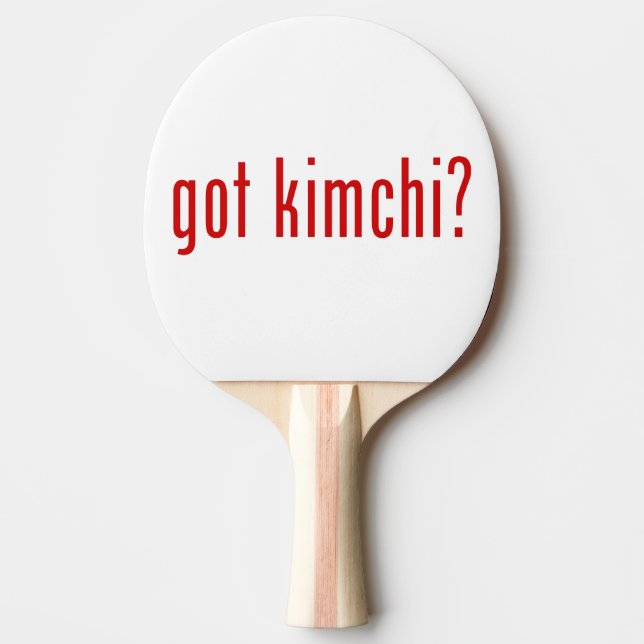 got Kimchi? Tischtennis Schläger (Vorderseite)