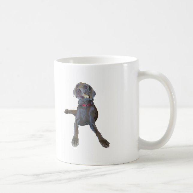 Got Knochen? Tasse Weimaraner (Rechts)