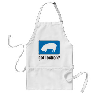 Got Lechon - Blau Schürze