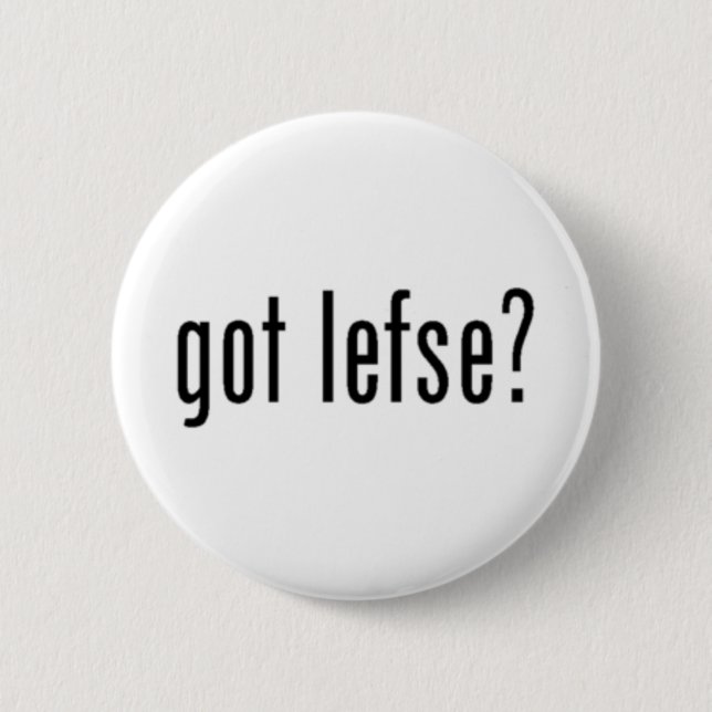 got lefse? Knopf Button (Vorderseite)
