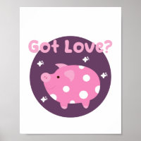 Got Liebe Kawaii niedliches rosa Schwein
