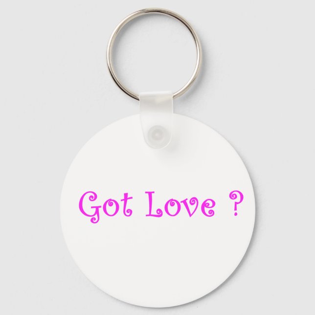 Got Liebe?-Schlüsselanhänger Schlüsselanhänger (Vorderseite)
