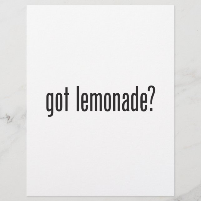 got Limonade (Vorderseite)