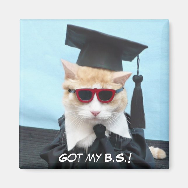 Got meine B.S.! Magnet (Vorne)