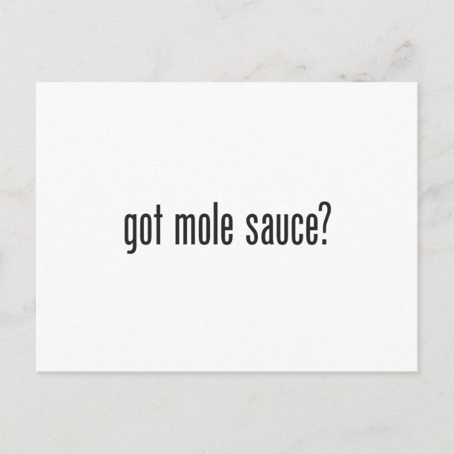 got-Moll-Sauce Postkarte (Vorderseite)