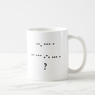 Got Morse? Kaffeetasse