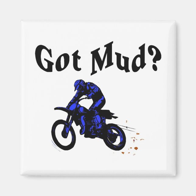 Got-Mud-Motorrad Magnet (Vorne)