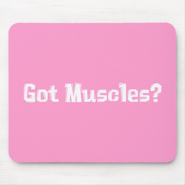 Got Muskel-Geschenke Mousepad (Vorne)
