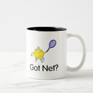 Got Netz? (Tennis) Zweifarbige Tasse
