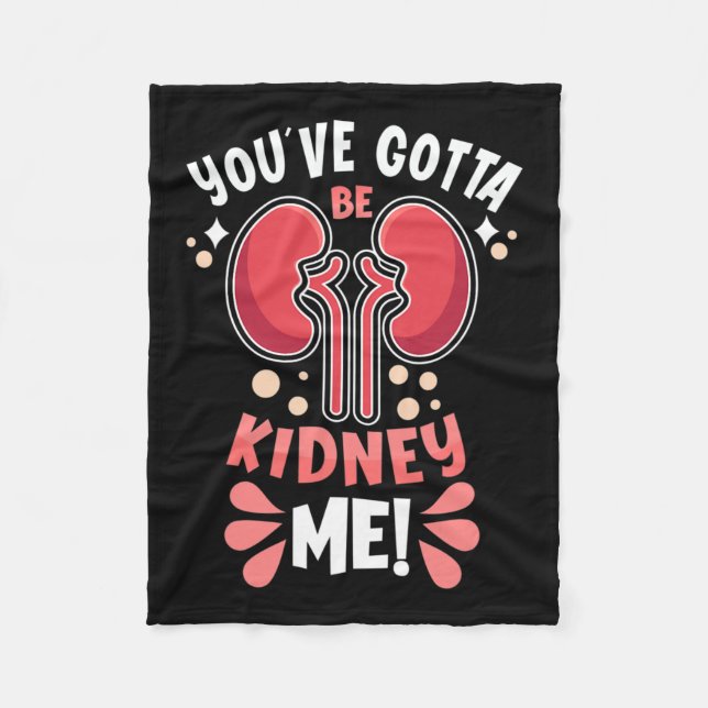 Got, Niere-ich-Dialyse-Patient Niere Awaren Fleecedecke (Vorderseite)