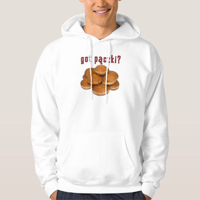 got paczki? Polnischer Nachtisch Hoodie (Vorderseite)