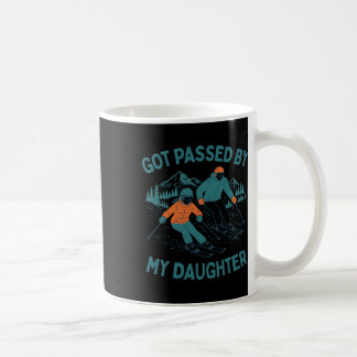 Got Ped By My Daughter Funny Skiing Dad Winter Spo Kaffeetasse