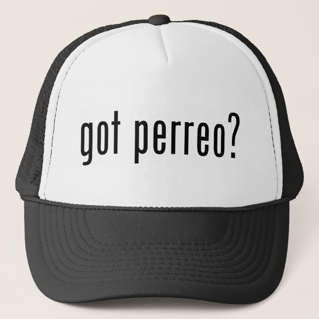 got perreo? truckerkappe (Vorderseite)