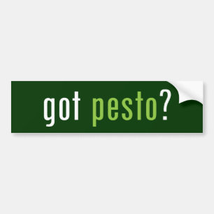 got pesto? Autoaufkleber
