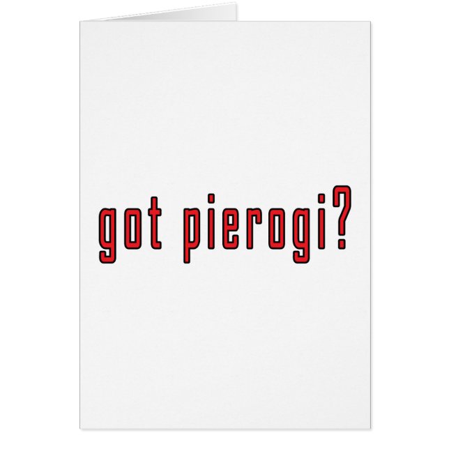 got Pierogi? (Vorne)