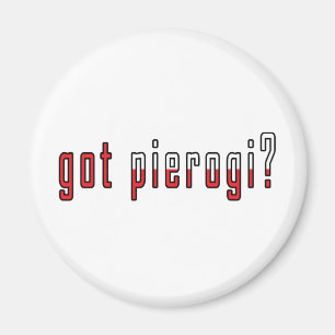 got pierogi? Flagge Magnet