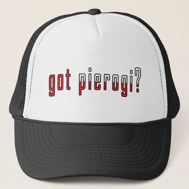 got Pierogi? Flagge Truckerkappe (Vorderseite)