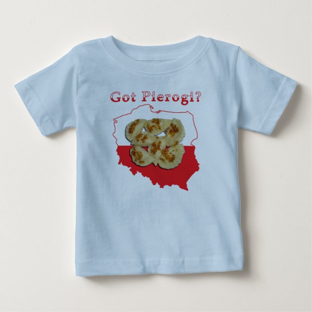 Got Pierogi Polnisch Karte Baby T-shirt (Vorderseite)