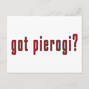 got Pierogi? Postkarte