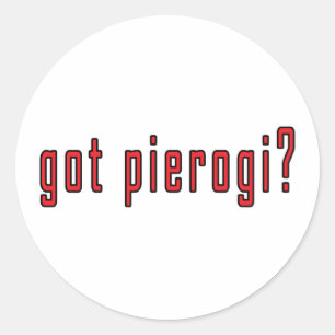 got Pierogi? Runder Aufkleber