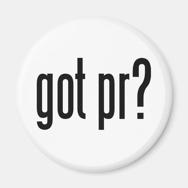 got pr? magnet (Vorne)