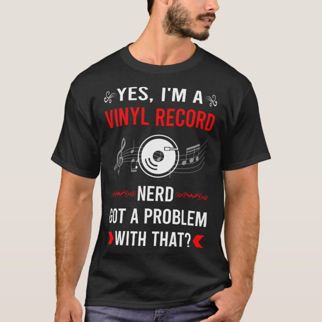 Got Problem Vinyl Record-Platten T-Shirt (Vorderseite)
