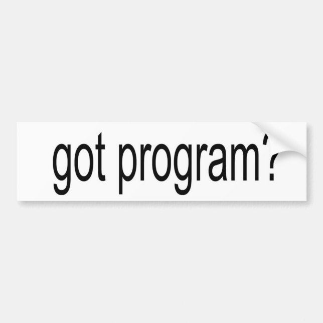 got Programm arial schmales jjpeg Autoaufkleber (Vorne)