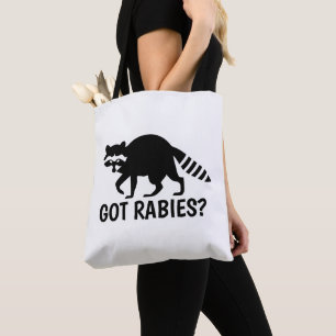 Got Rabies Raccoon Tasche