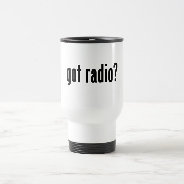 got Radio? Reisebecher (Mittel)
