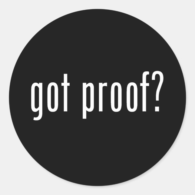 got? runder aufkleber (Vorderseite)