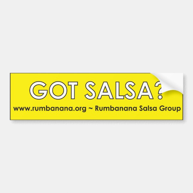 Got Salsa? Autoaufkleber (Vorne)