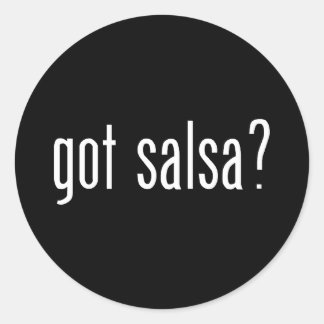 Got Salsa? Runder Aufkleber