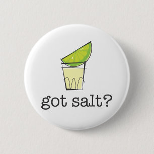 Got Salz? Tequila geschossen mit Limonem Button