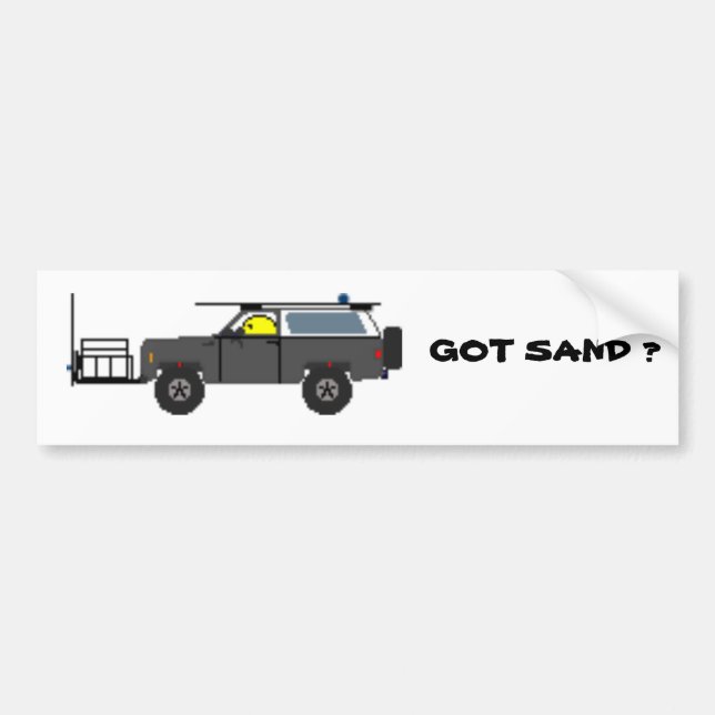 GOT SAND? AUTOAUFKLEBER (Vorne)