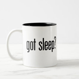Got Schlaf? Kaffee-Tasse Zweifarbige Tasse