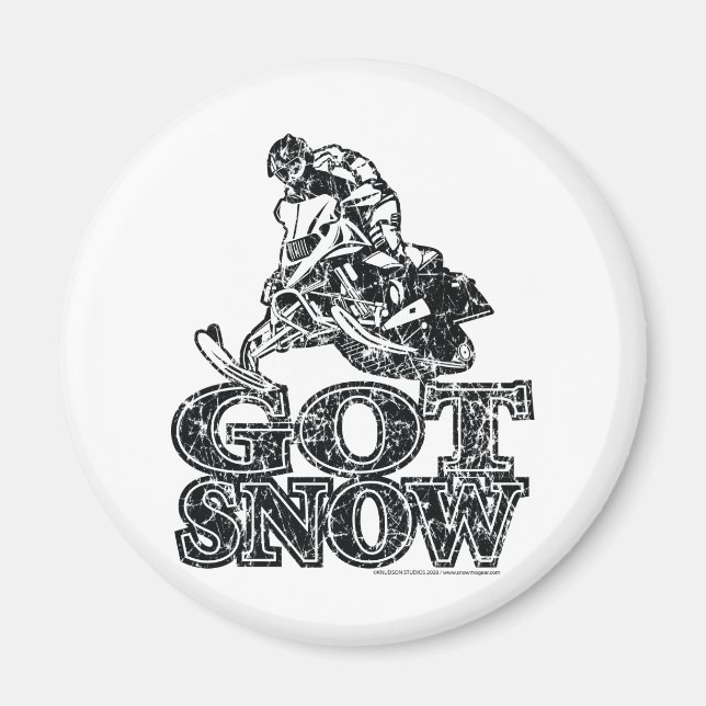 Got schneebekümmert magnet (Vorne)
